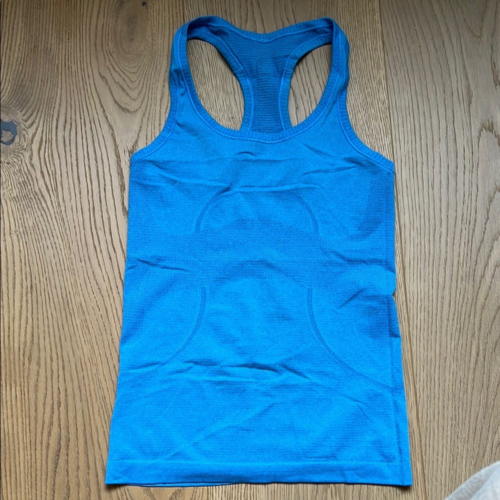 Lululemon Blue Racerback Tank Top